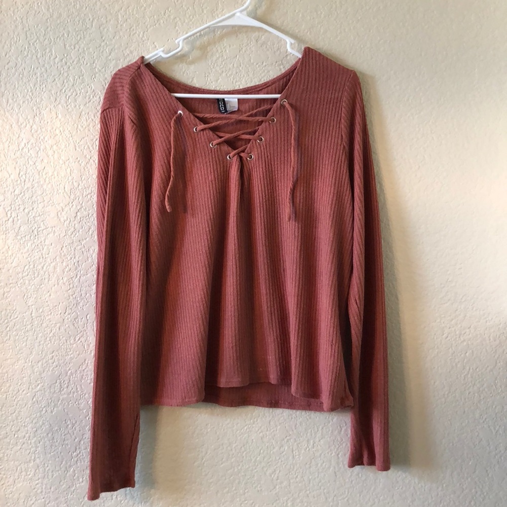 Rustic orange long sleeve